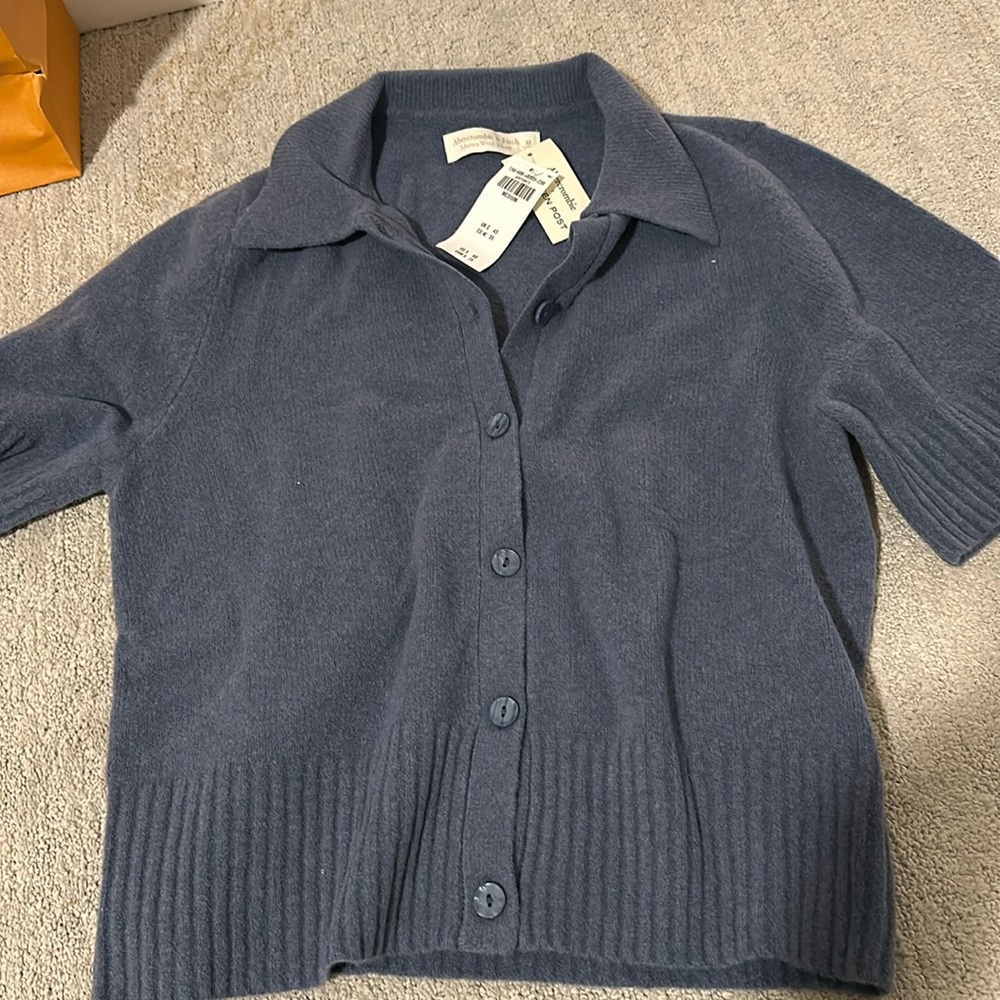 ABERCROMBIE X KATHLEEN POST WOOL POLO SHIRT